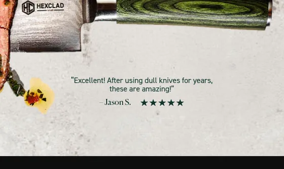 Rating element from hexclad.com