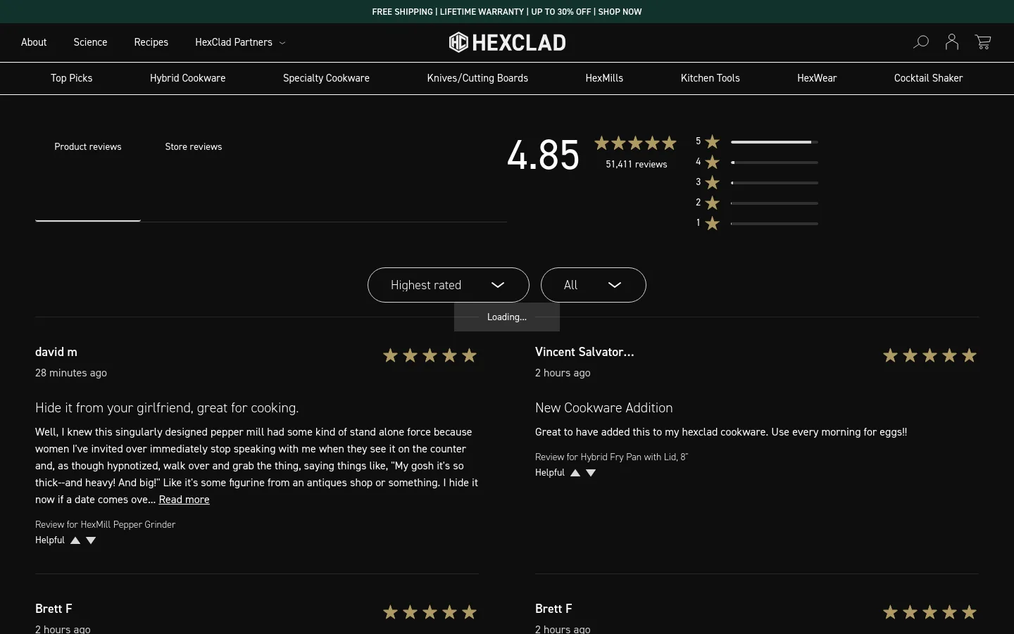 hexclad.com — a real Pricing section