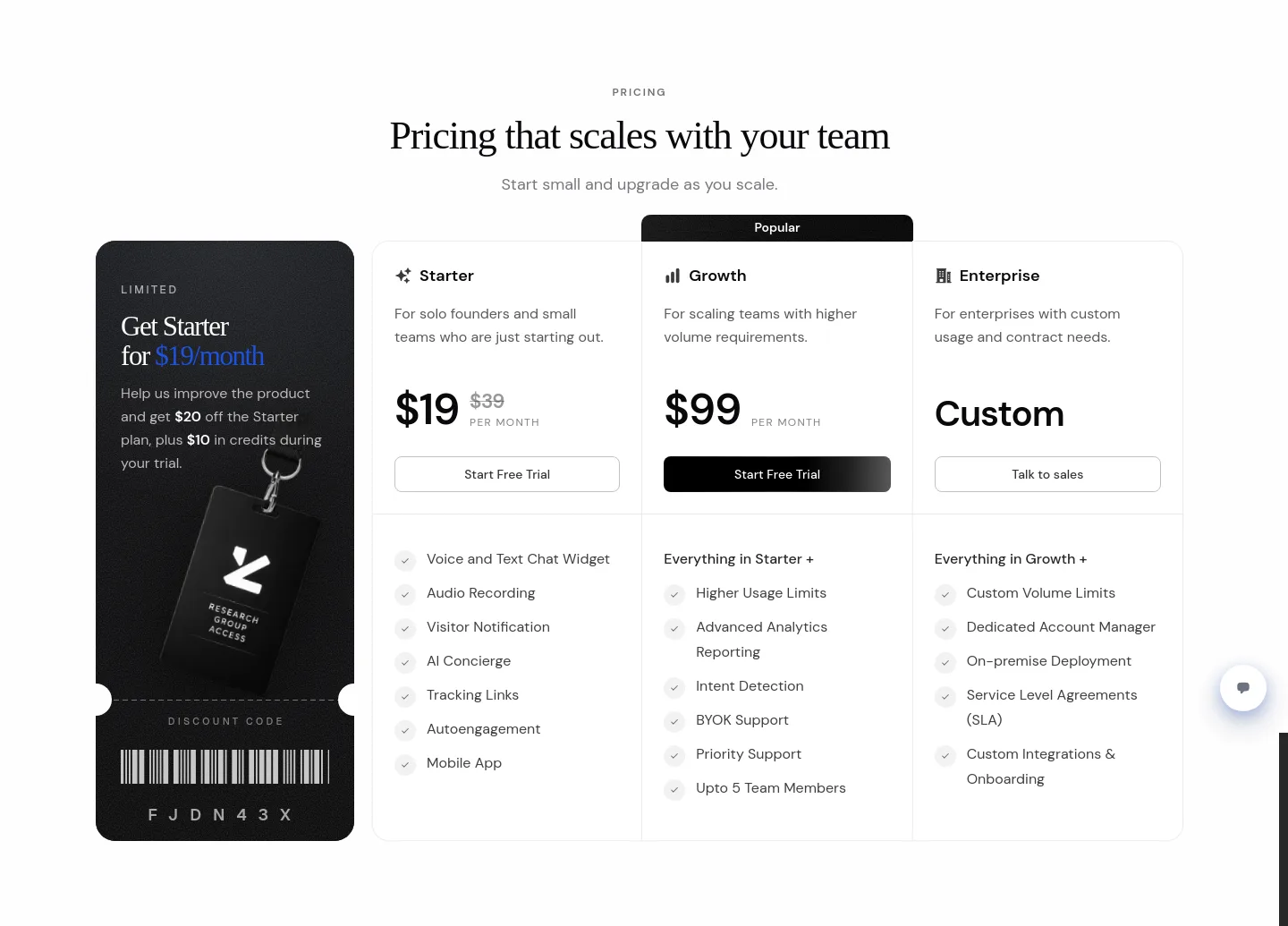 heyzinc.com Hero section