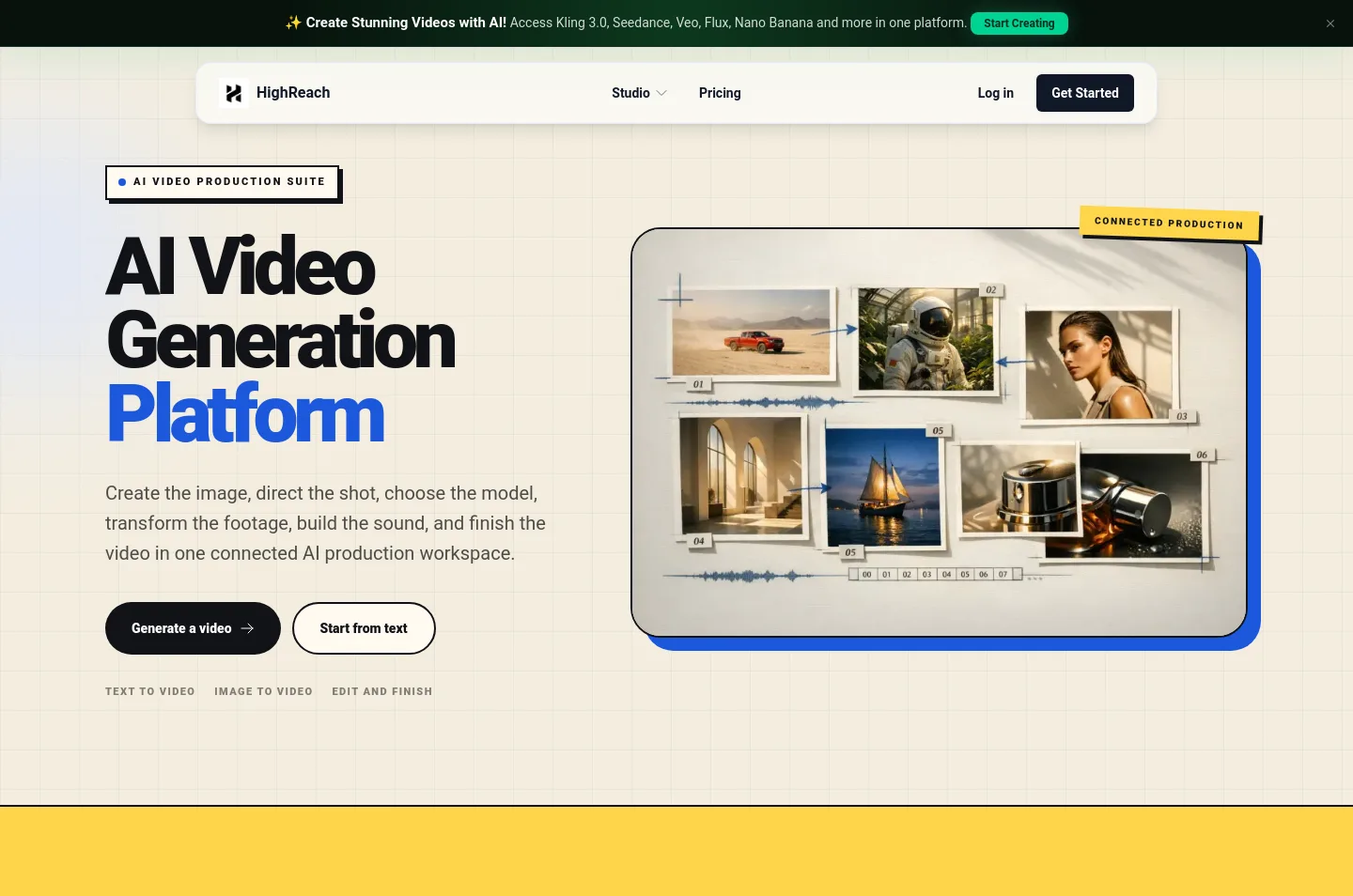 highreach.ai — Hero