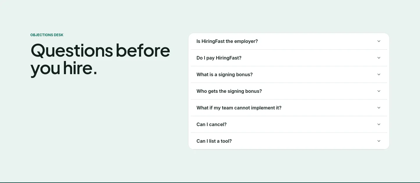 hiringfa.st — FAQ