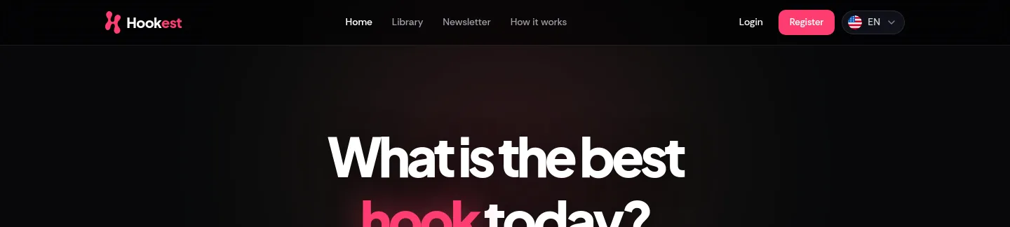 hookest.com — a measured funnel