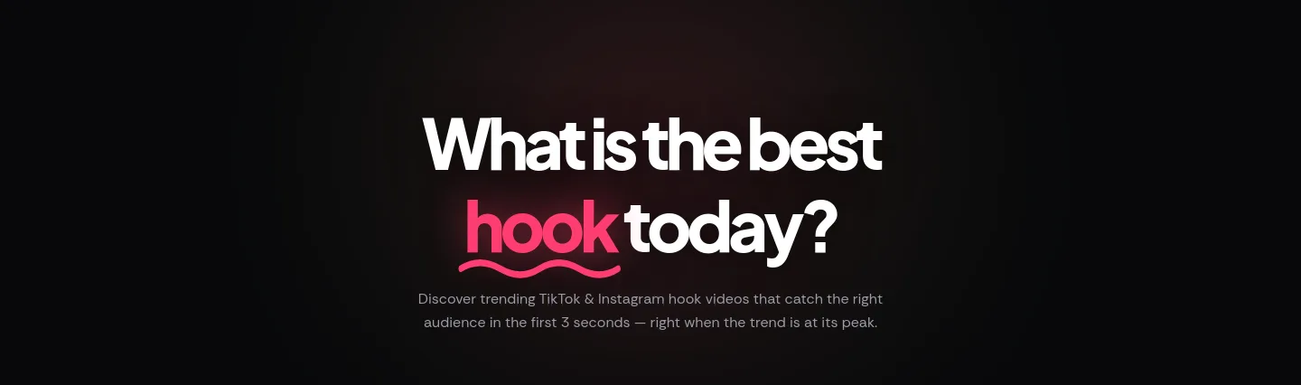 hookest.com Hero section