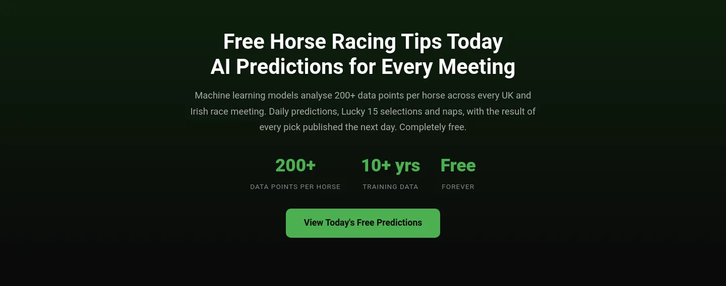horsepicker.net — Hero