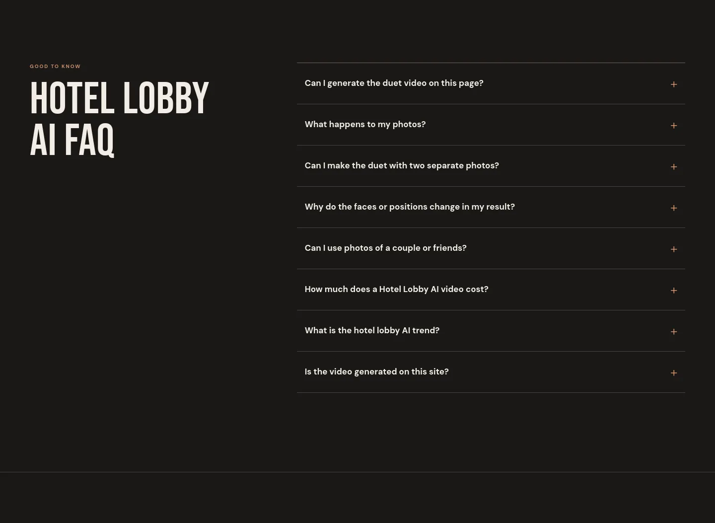 hotel-lobby.org — FAQ