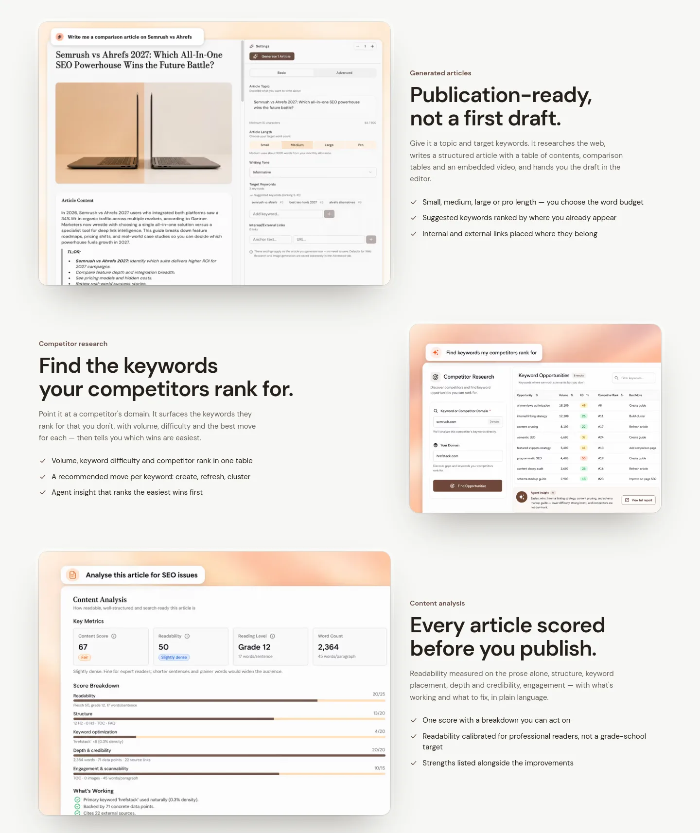 hrefstack.com — Features