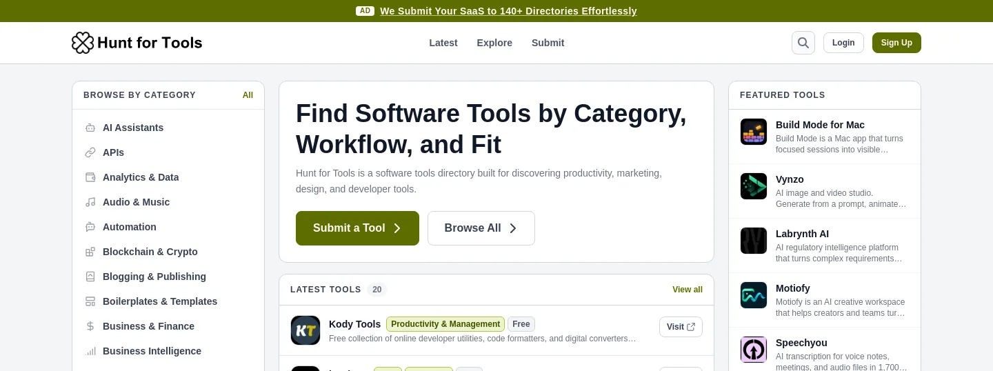 huntfortools.com — The Trust Wall