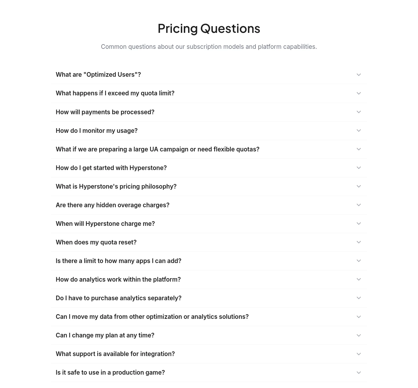hyperstone.ai FAQ section