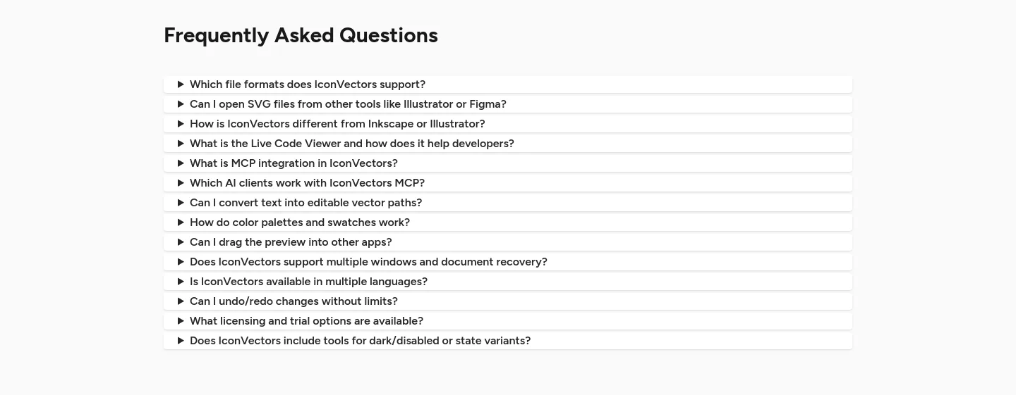 iconvectors.io — FAQ