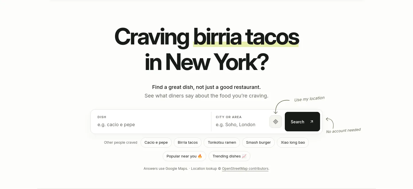 icrave.food — Hero