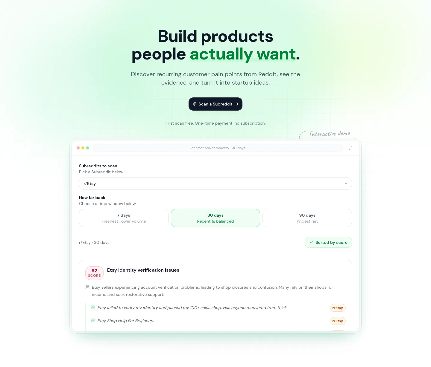 ideafast.pro — Hero
