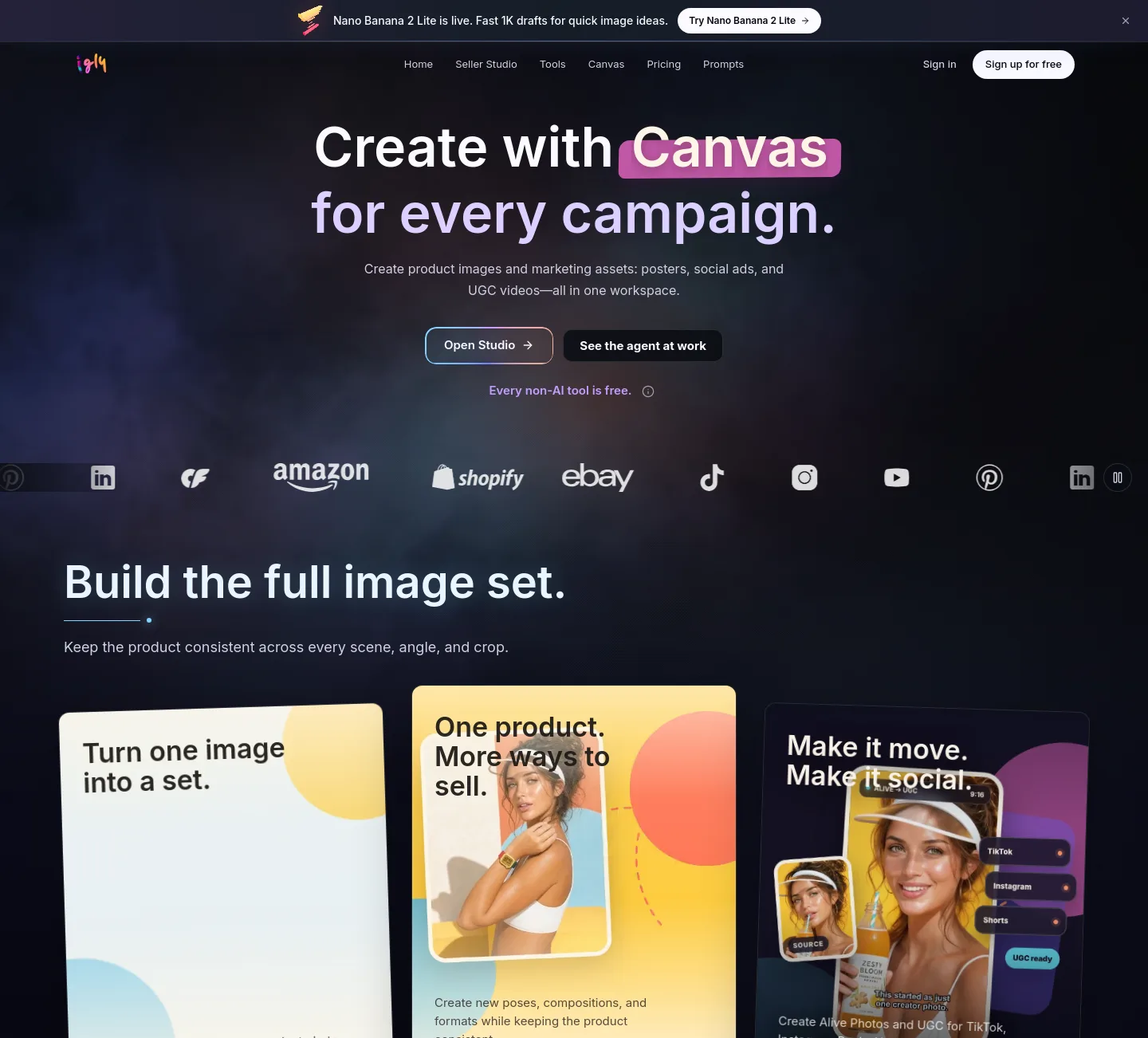 igly.ai — a measured funnel