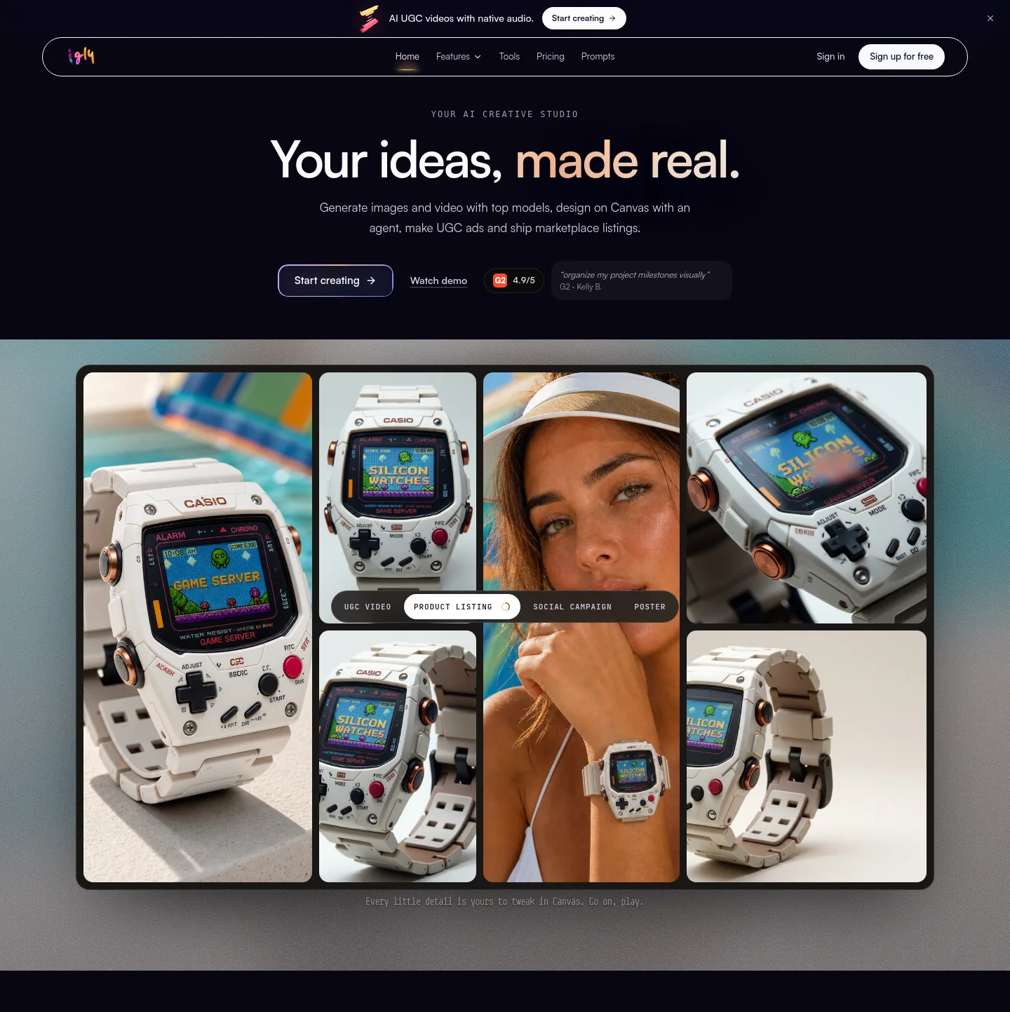 igly.ai — Hero