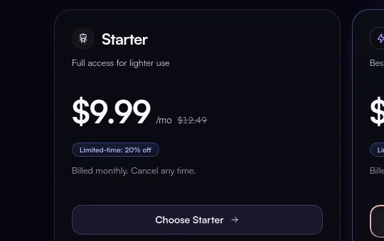Price anchor element from igly.ai