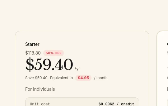 Price anchor element from image-3-ai.com