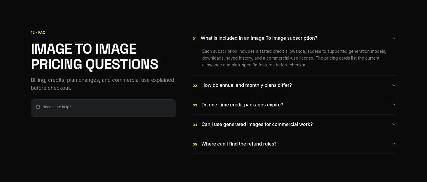 image2image.app FAQ section