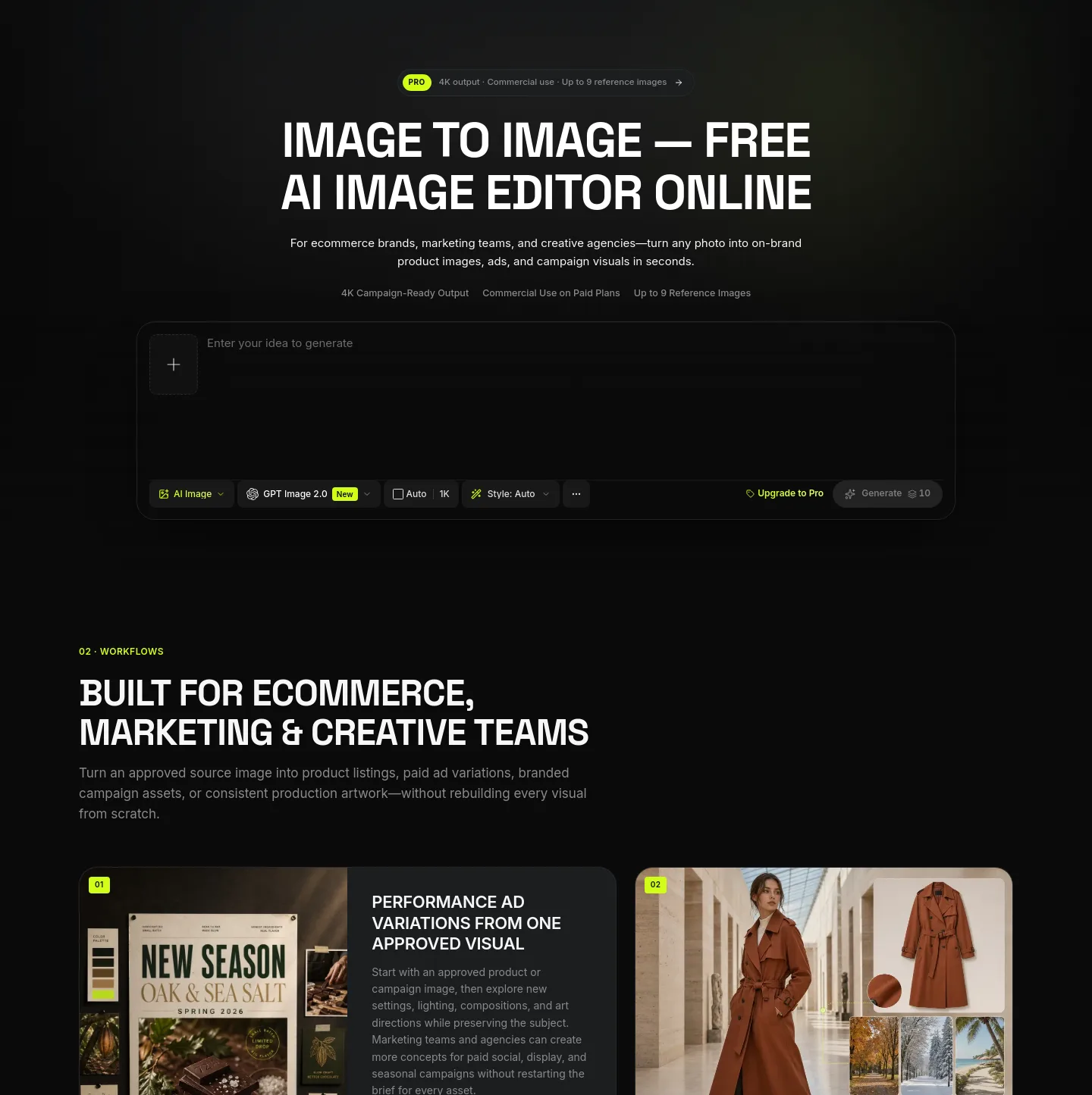 image2image.app — Hero