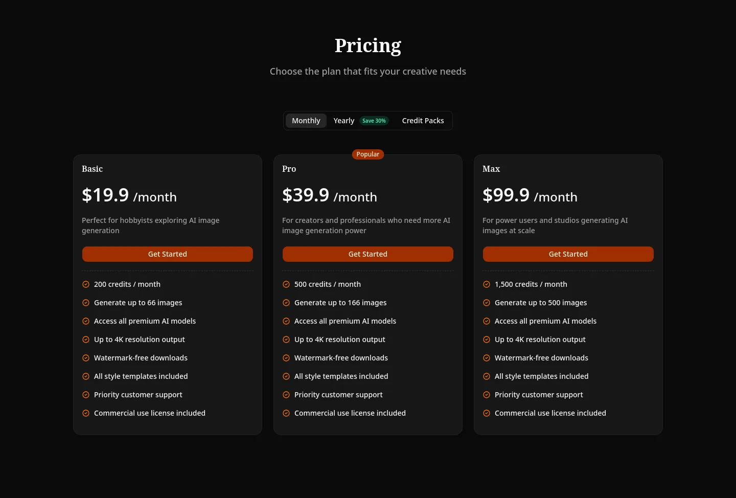 image3.app — Pricing