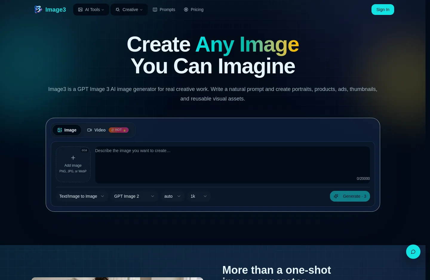 image3.app — Hero