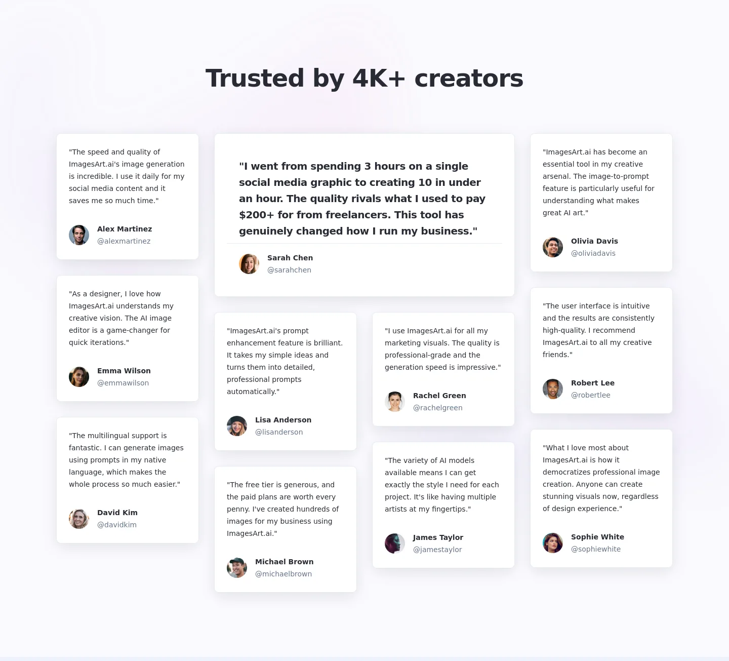 imagesart.ai — Logo Wall