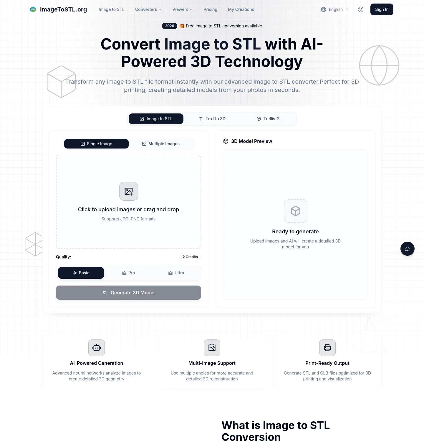 imagetostl.org Features section