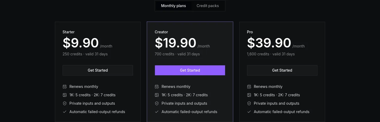imagine2.net — Pricing