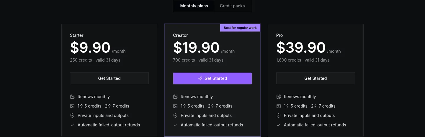imagine2.net — Pricing