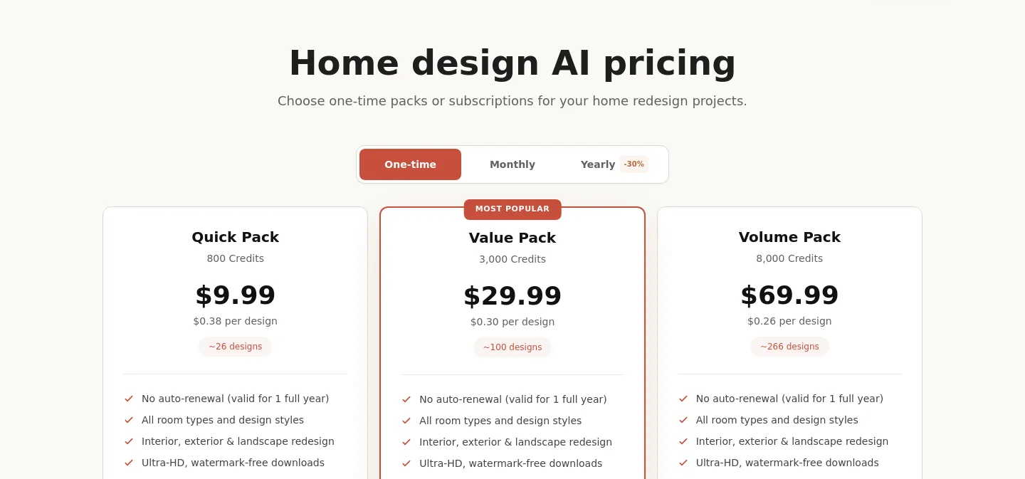 imaginemyhouse.com Hero section