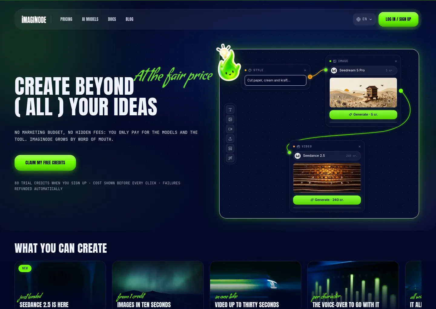 imaginode.ai — Hero