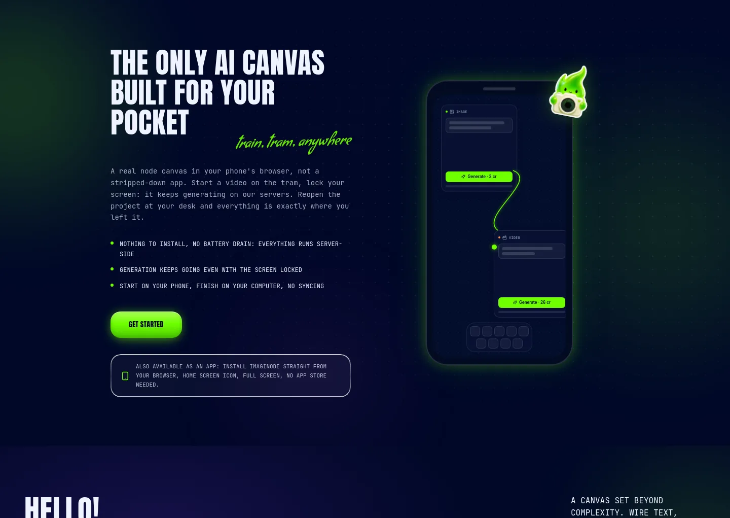 imaginode.ai — Features