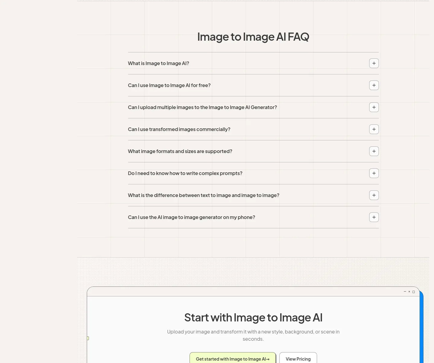 imgtoimgai.io — FAQ