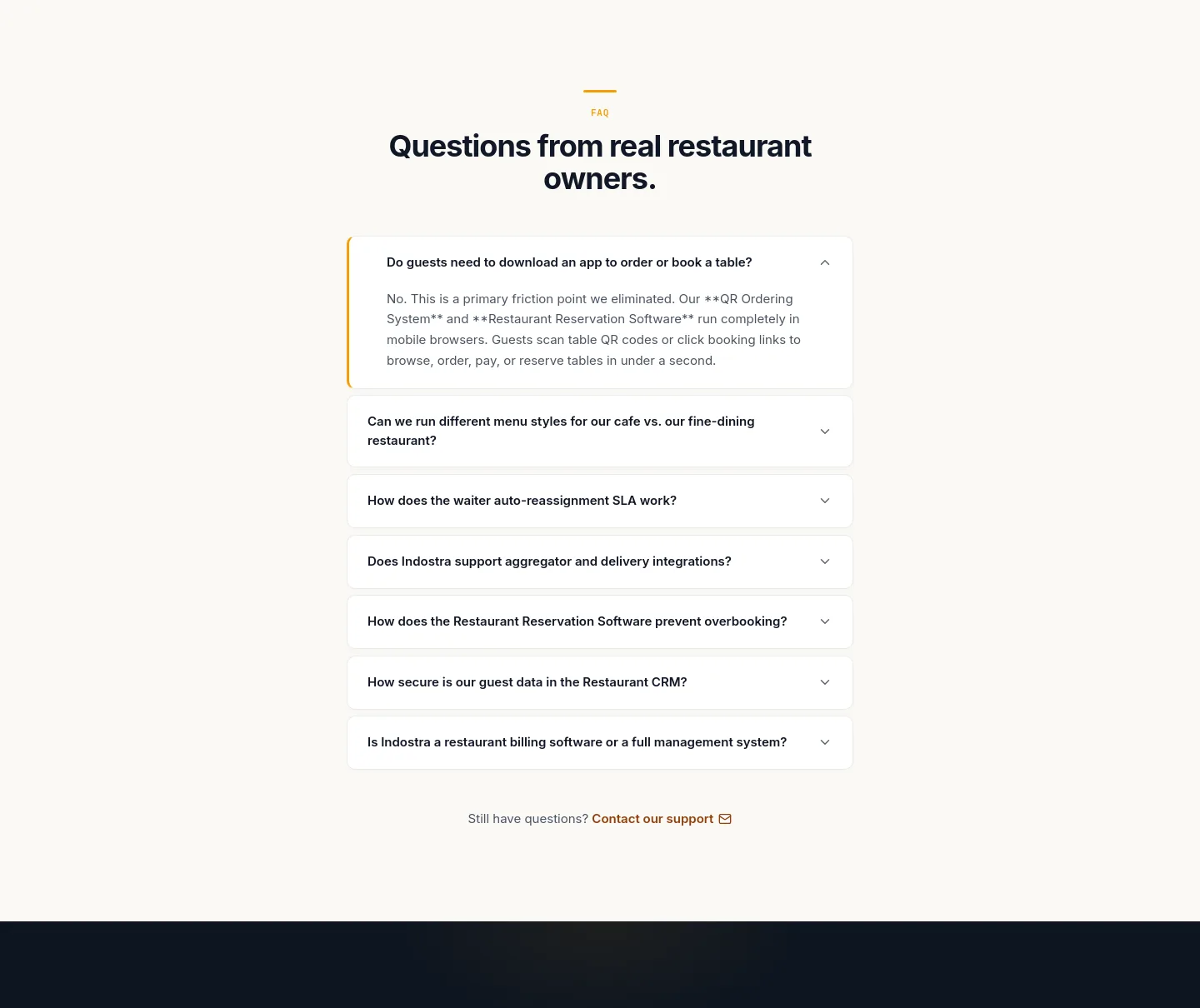 indostra.com FAQ section