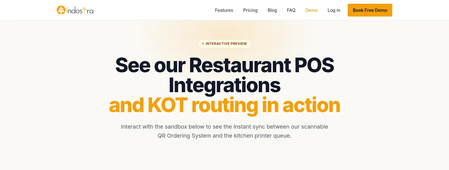 indostra.com Hero section
