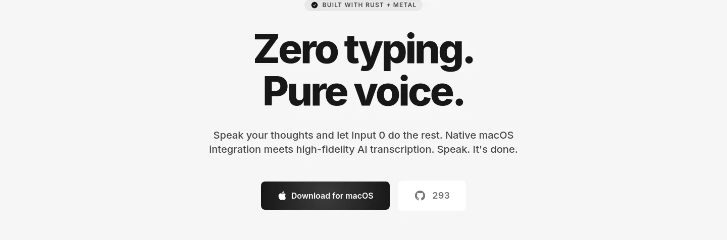 input0.com — Hero