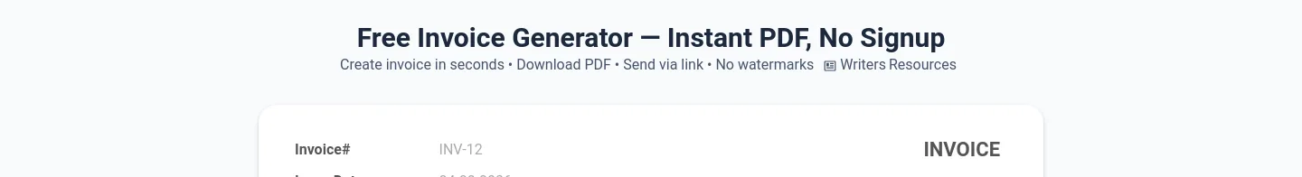 invoiceg.com — a measured funnel