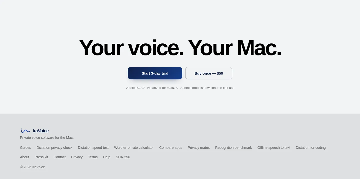 iravoice.com CTA section