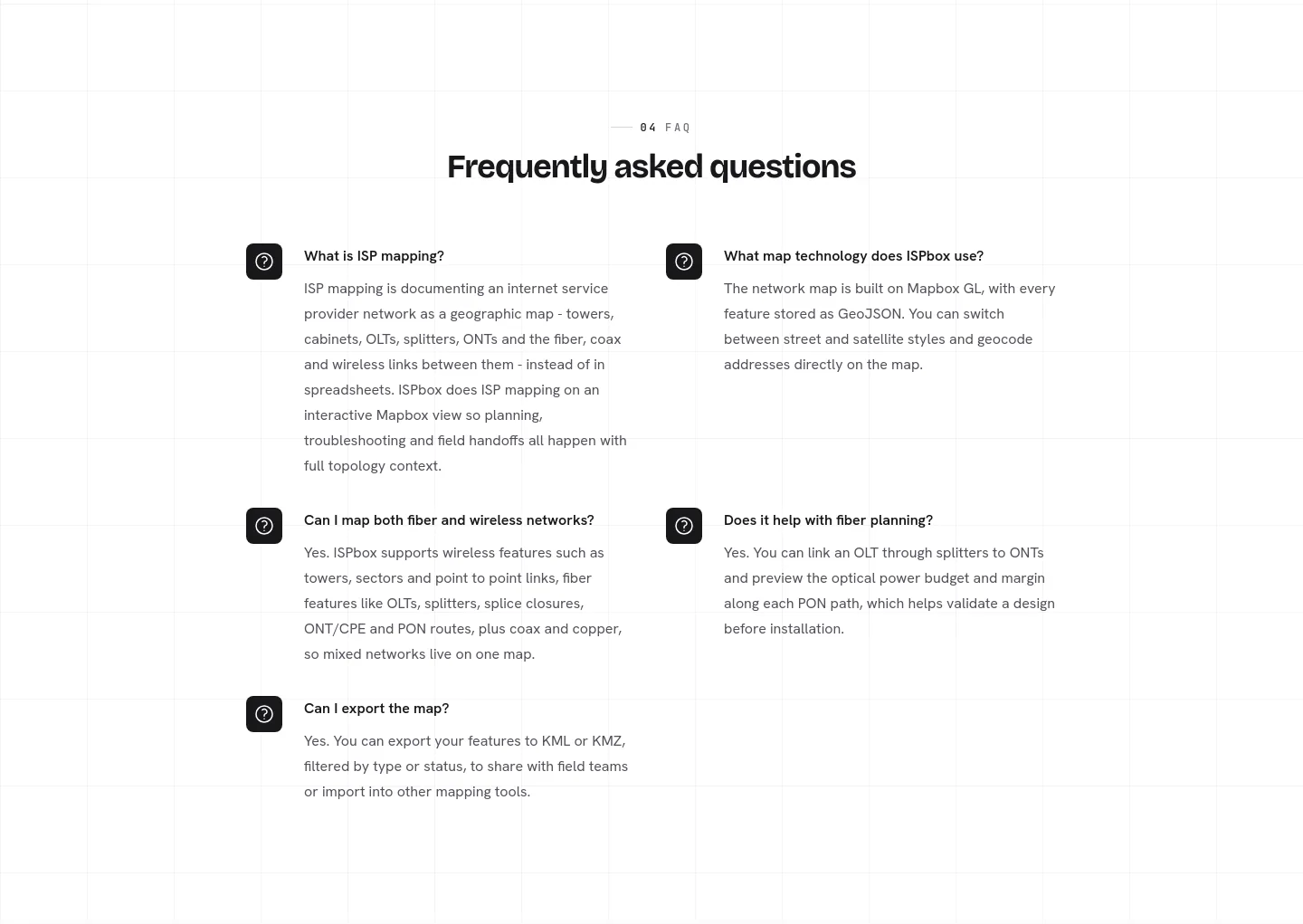 ispbox.net FAQ section