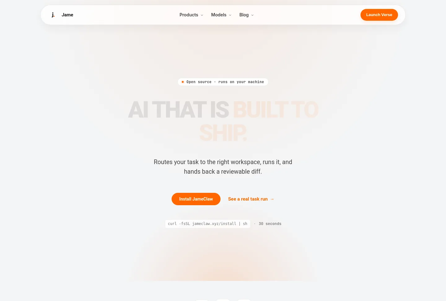 jameclaw.xyz — a real The Trust Wall page