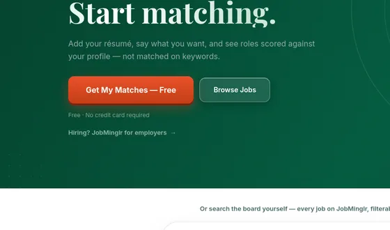 No credit card element from jobminglr.com