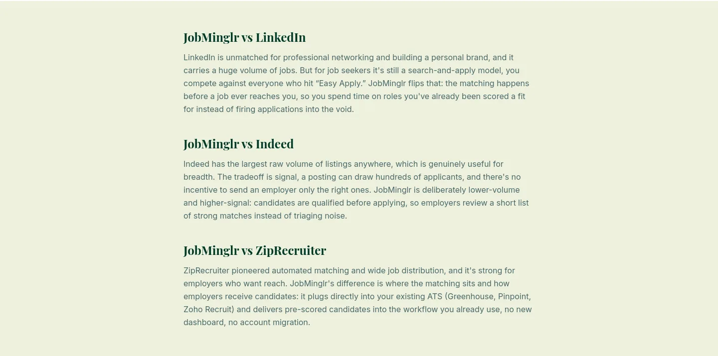 jobminglr.com — Features