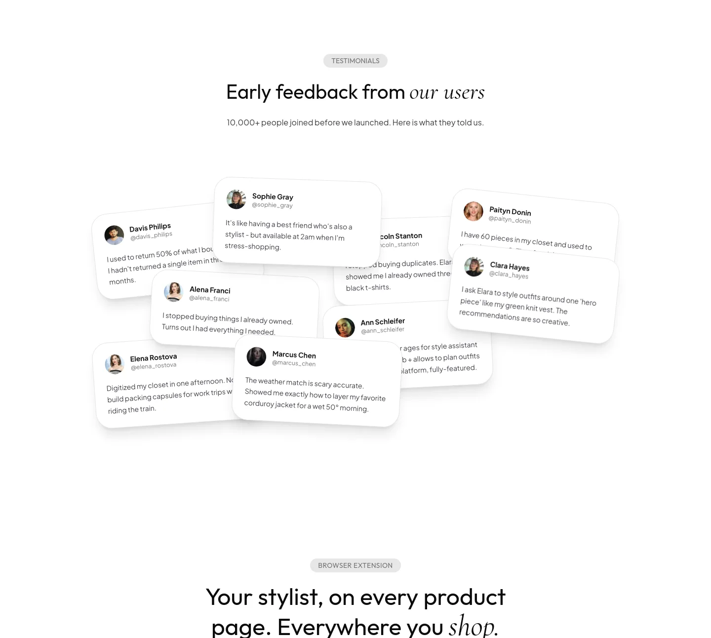 joinelara.com — Stats