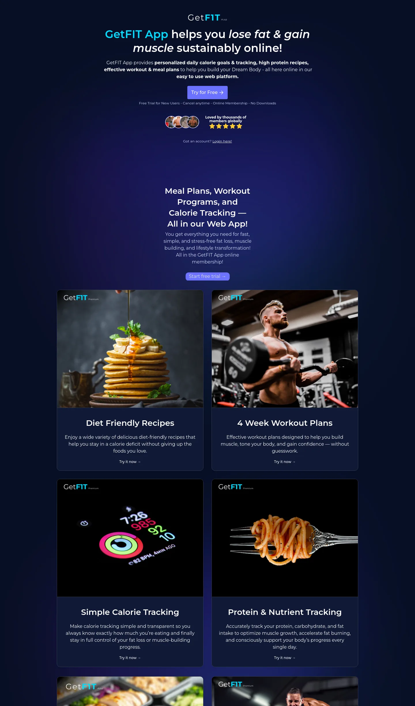 joingetfitapp.com — a measured funnel