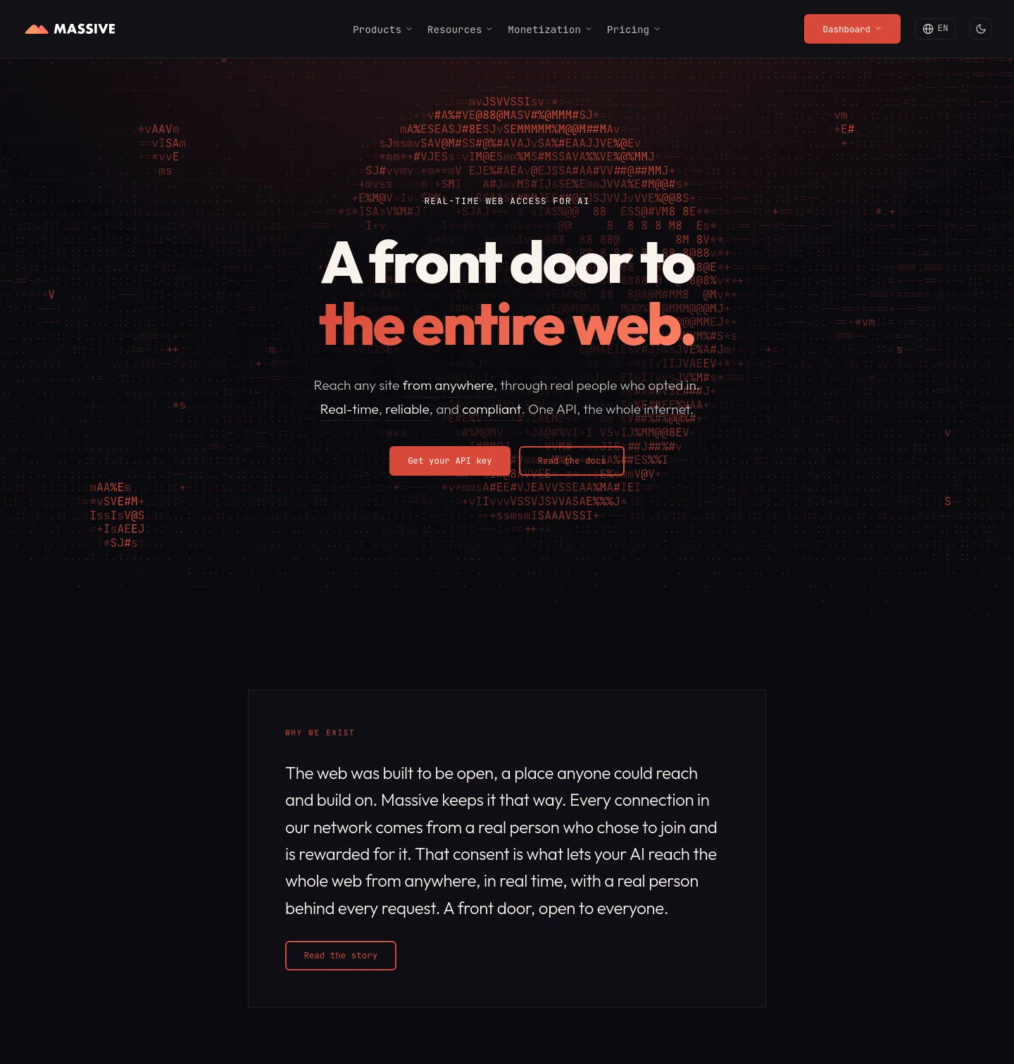joinmassive.com — a measured funnel