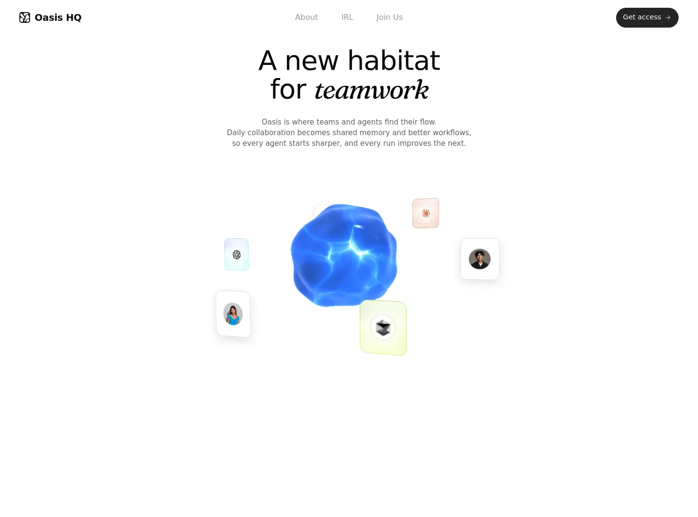 joinoasis.com — The Trust Wall