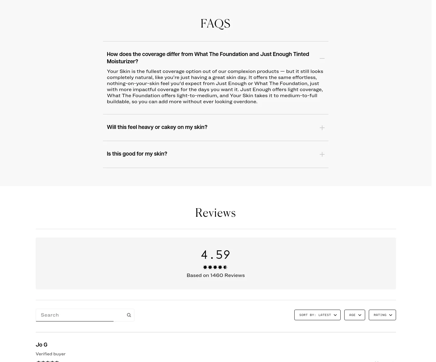 jonesroadbeauty.com — FAQ