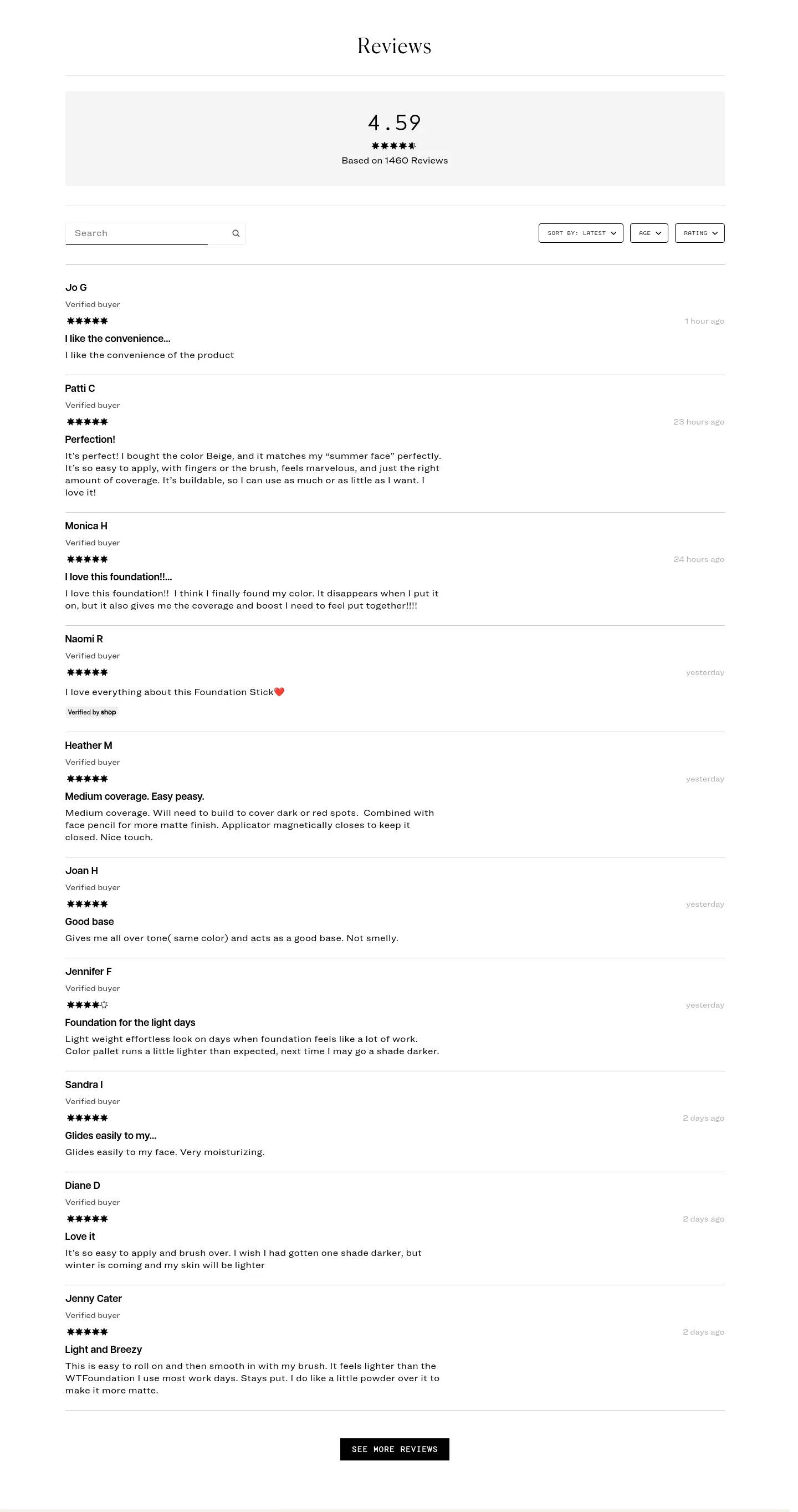 jonesroadbeauty.com — Reviews