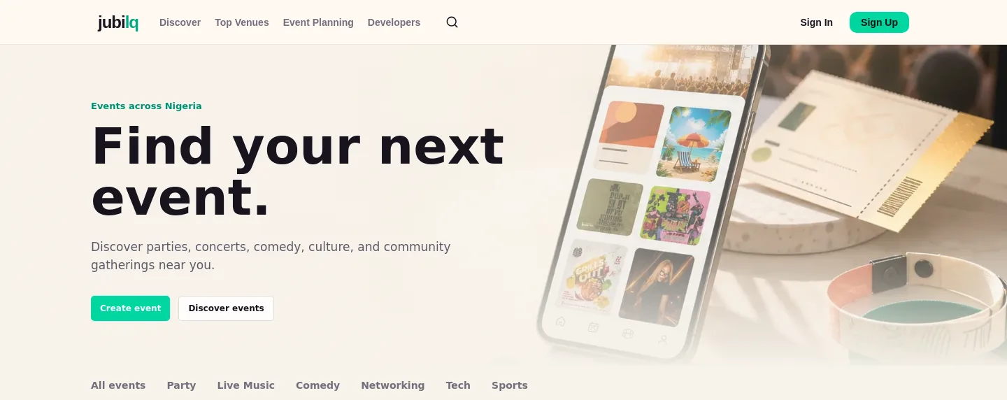 jubilq.com — a measured funnel