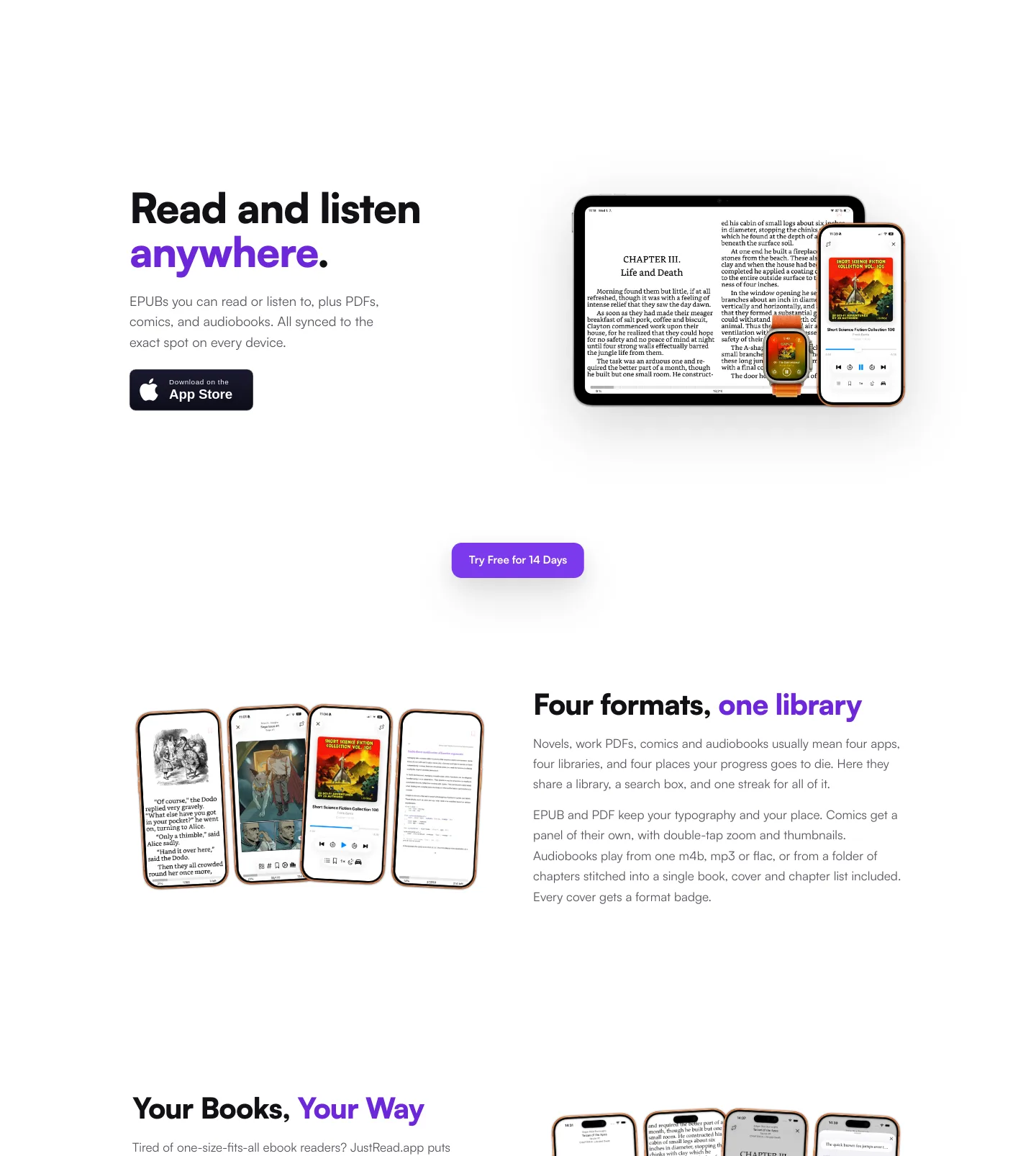 justread.app — Hero