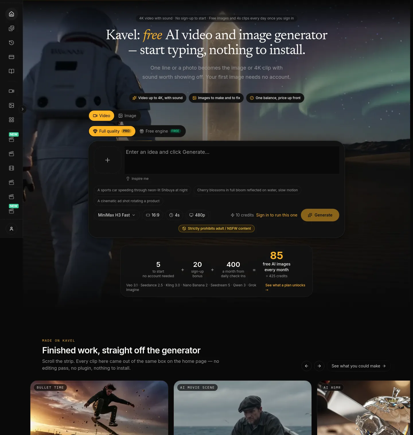 kavel.ai — Hero