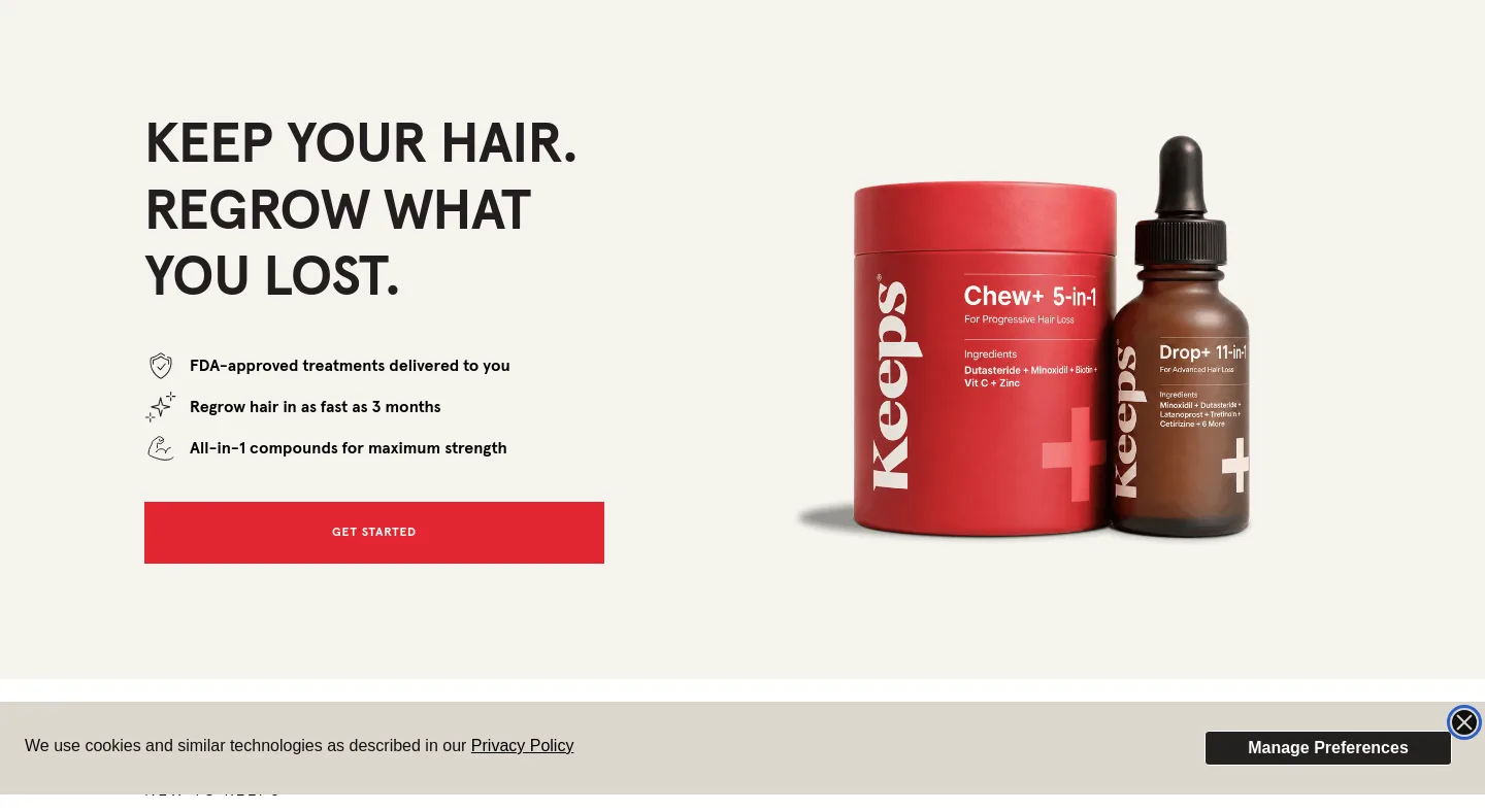 keeps.com — CTA